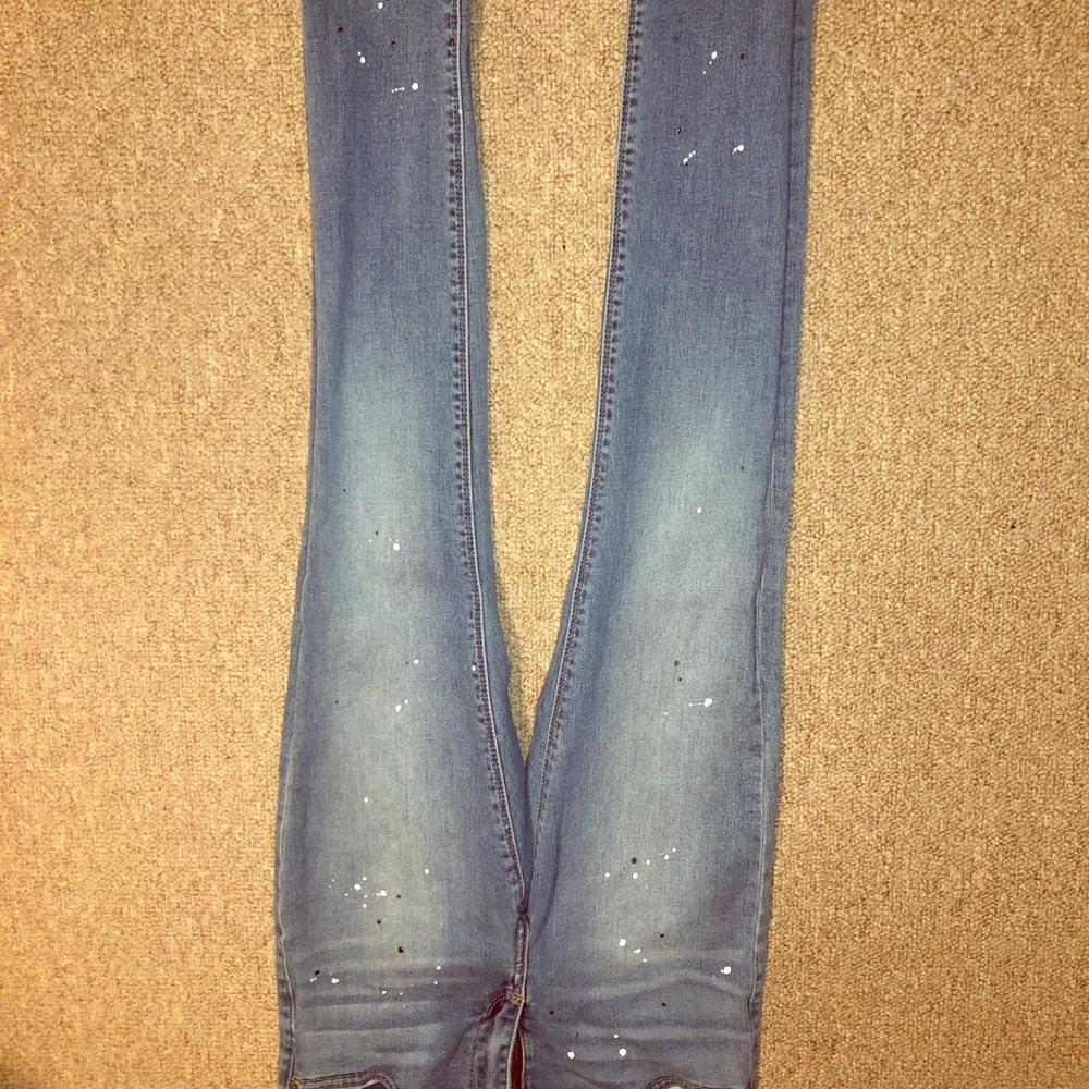 Paint Splattered Jeans